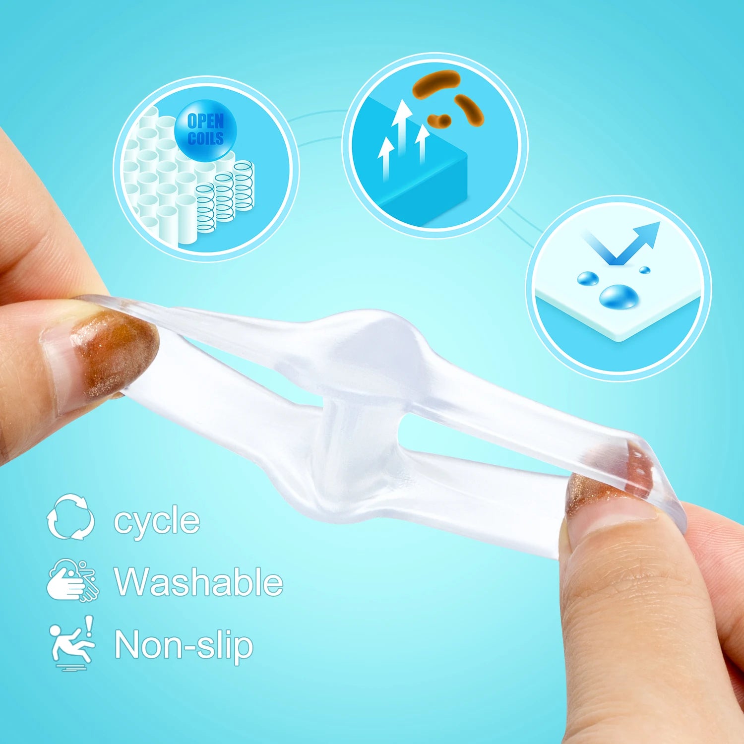 Silicone Toe Separators for Bunion Relief and Foot Care - Smarsty