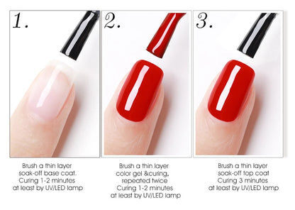 Luxury Color Gel Nail Polish Long Lasting Formula - Smarsty