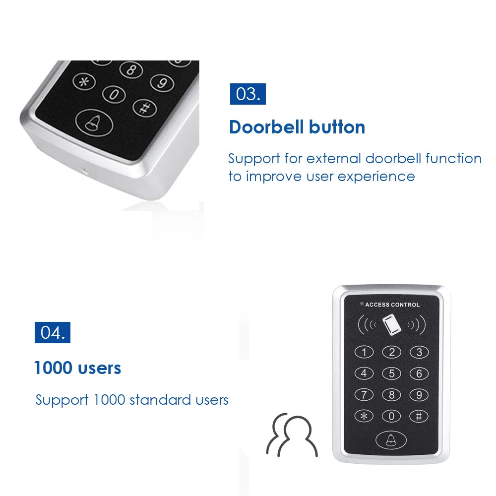 RFID Access Control Keypad System for Secure Entry - Smarsty