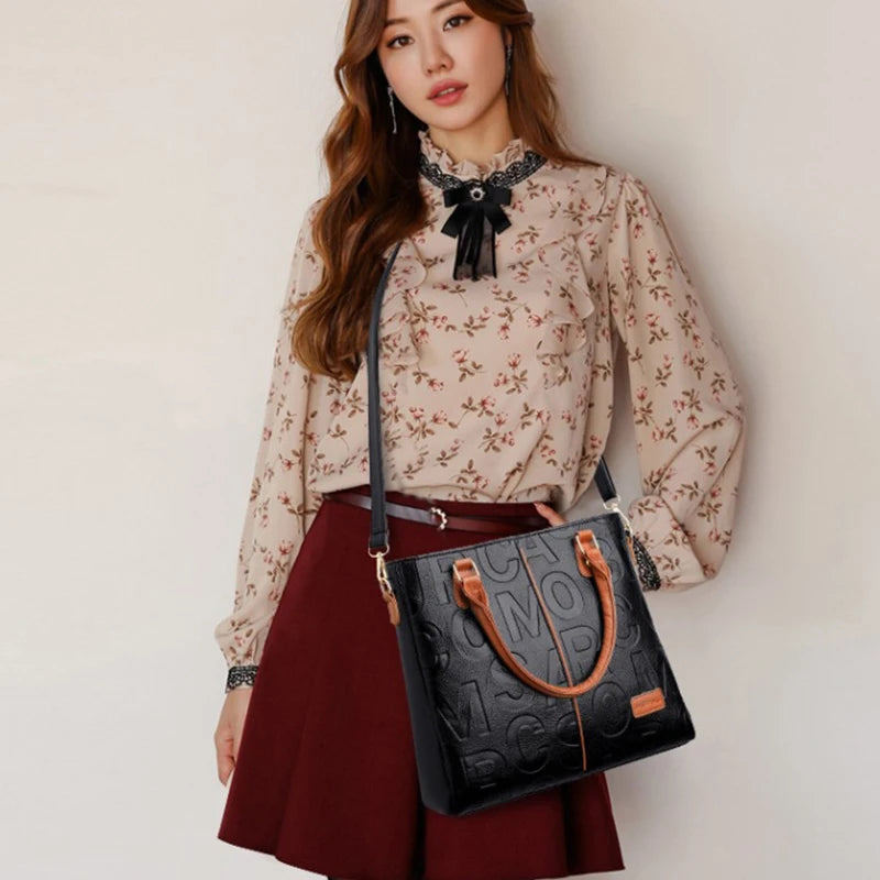 PU Leather Crossbody Bag For Women Large Capacity Travel - Smarsty