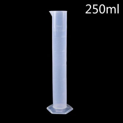 Transparent Plastic Graduated Cylinder for Accurate Liquid Measurement - Smarsty