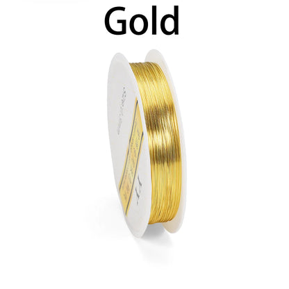 Gold Copper Wire Beading Cord Flexible Jewelry Wire - Smarsty
