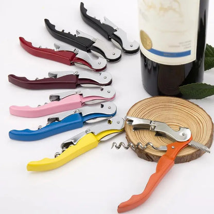 Double Fulcrum Stainless Steel Corkscrew Wine Opener - Smarsty