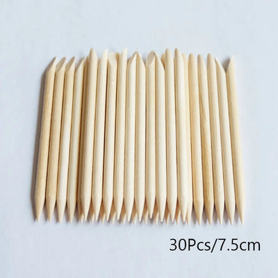 Lurayee Wooden Nail Cuticle Pusher for Perfect Manicures - Smarsty