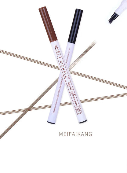 4D Microblading Eyebrow Pen Long Lasting Waterproof Formula - Smarsty