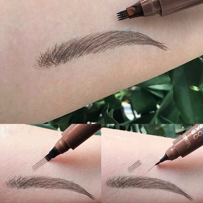 4D Microblading Eyebrow Pen Long Lasting Waterproof Formula - Smarsty