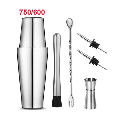 Professional Stainless Steel Boston Shaker Bar Set - Smarsty