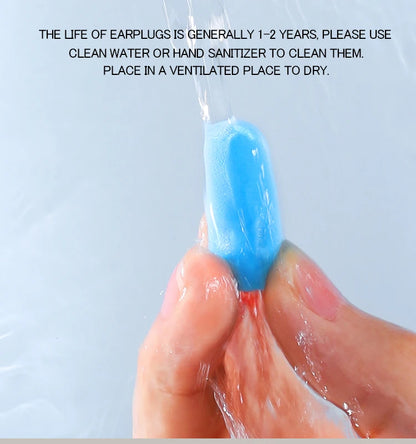 Ear Plugs Earplugs Noise Reduction Ear Plug Foam Oordopjes Slapen Sleep Anti Noise Reduction Music Cancelling Insulation Earplug - Smarsty