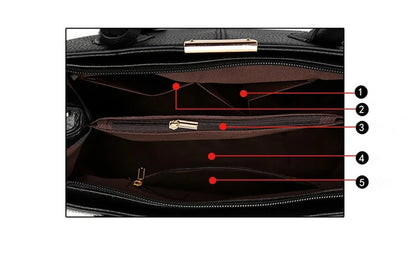 Designer Leather Handbags For Women Luxury Shoulder Bag - Smarsty