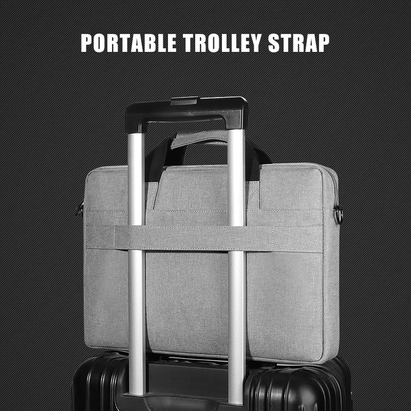 Durable Canvas Laptop Sleeve Case With Zipper Closure