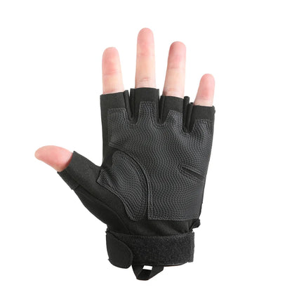Touch Screen Tactical Motorcycle Gloves With Hard Knuckle Protection - Smarsty
