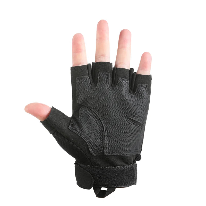 Touch Screen Tactical Motorcycle Gloves With Hard Knuckle Protection - Smarsty