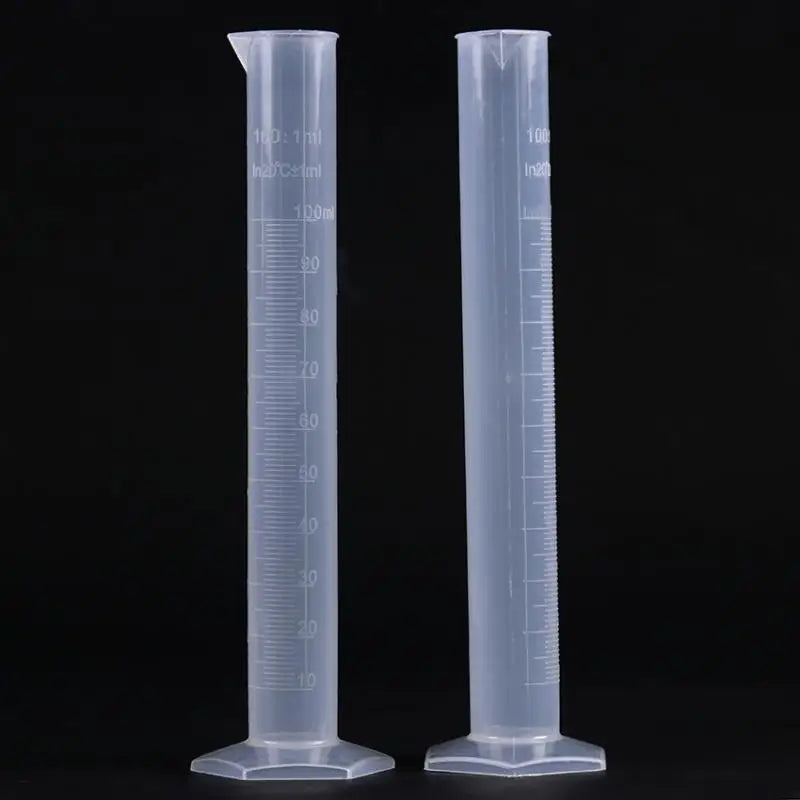 Transparent Plastic Graduated Cylinder for Accurate Liquid Measurement - Smarsty