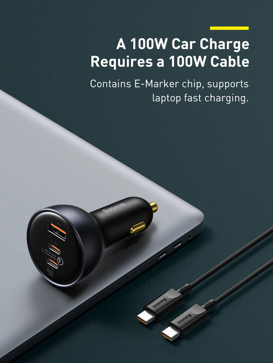 Ultra High Power USB Type C Car Charger PD30 QC5Plus - Smarsty