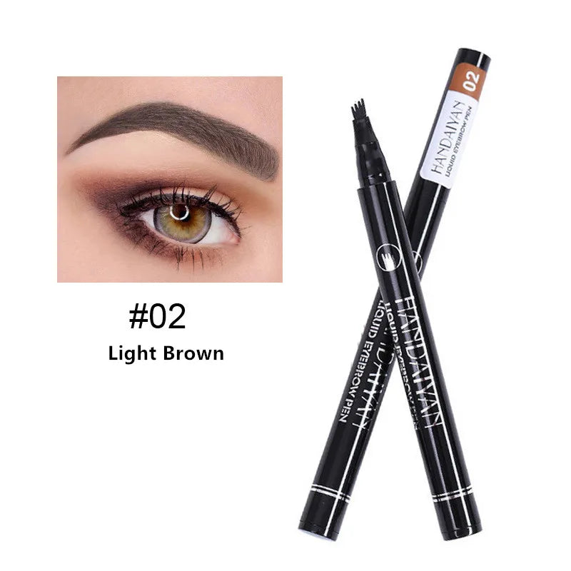4D Microblading Eyebrow Pen Long Lasting Waterproof Formula - Smarsty