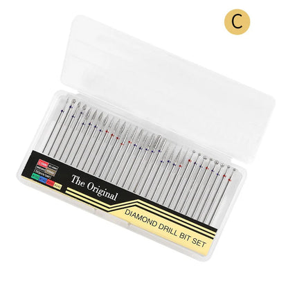 30PCS Stainless Steel Nail Drill Bits Set for Perfect Manicure - Smarsty