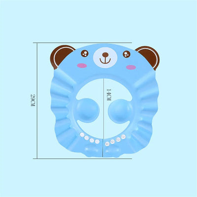 Baby Shower Soft Cap Adjustable Hair Wash Hat for Kids Ear Protection Safe Children Shampoo Bathing Shower Protect Head Cover - Smarsty