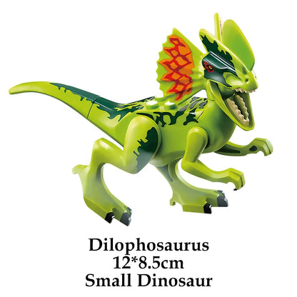 Jurassic Dinosaur World Brutal Raptor T-Rex Triceratops Indominus Rex Model Building Blocks Dino Velociraptor Figure Bricks Toys
