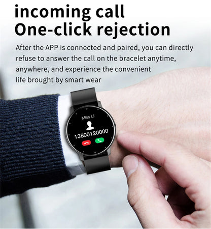 LIGE Smart Watch for Ladies with Full Touch Screen - Smarsty