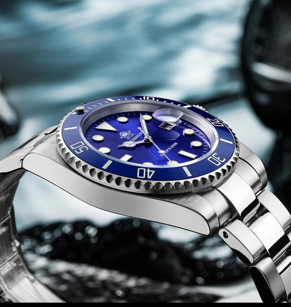 Addiesdive Waterproof Stainless Steel Quartz Watch for Men - Smarsty