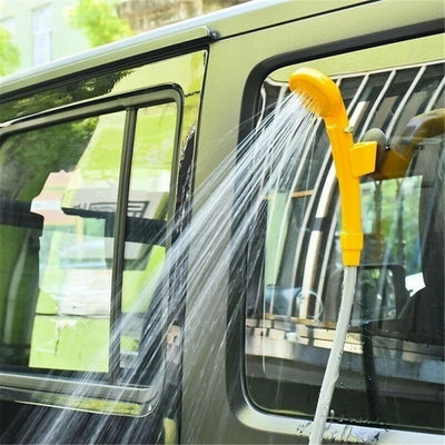 Portable Camping Shower Hiking Travel 12V Car Cigarette Lighter Outdoor Bath Shower of Plant Watering Car Cleaning Pet Bath Pump by Smarsty