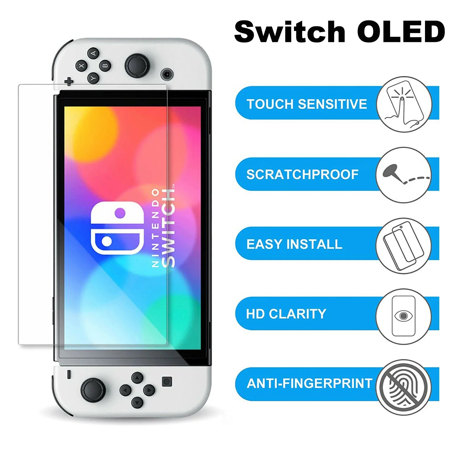 Nintendo Switch Oled Hard Shell Travel Case Bundle - Smarsty