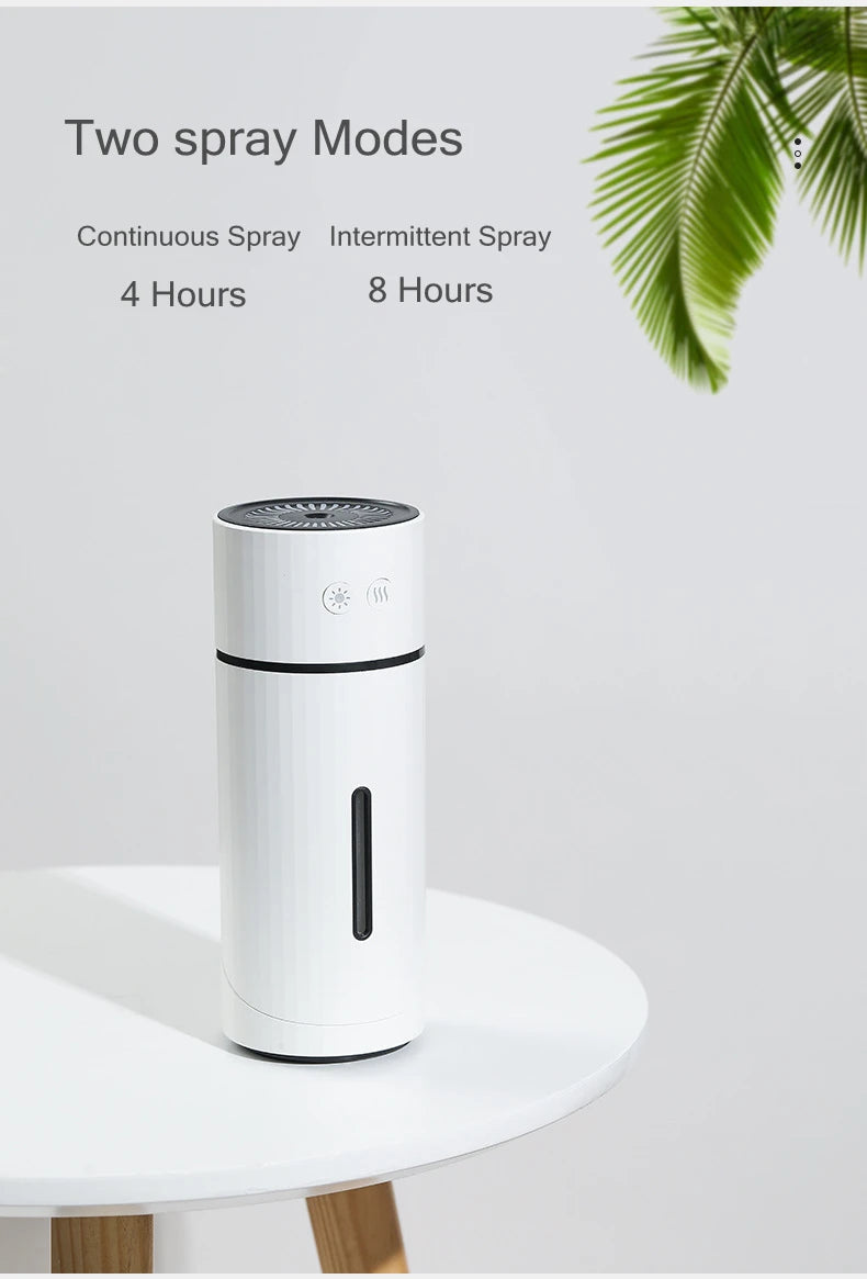 Wireless USB Aromatherapy Humidifier with LED Night Light - Smarsty