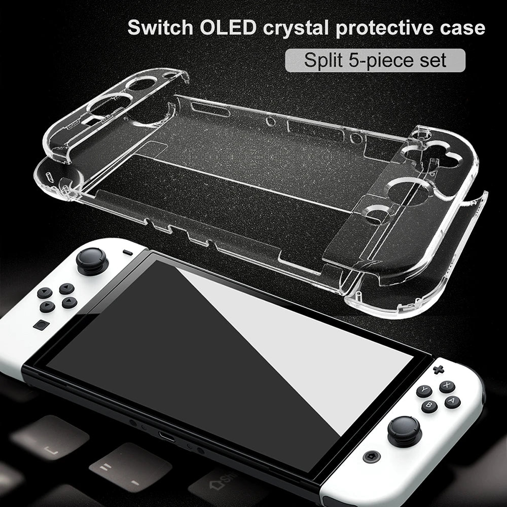 Nintendo Switch Oled Hard Shell Travel Case Bundle - Smarsty