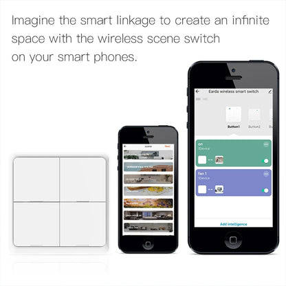 Tuya Smart Wireless Zigbee Wall Light Switch - Smarsty