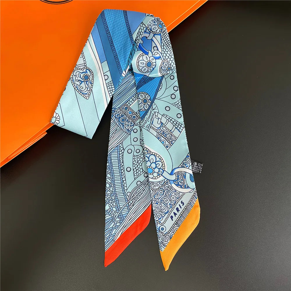 Silk Summer Scarf for Women Lightweight Neckwear - Smarsty