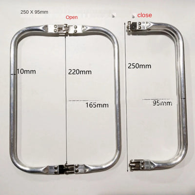 DIY Metal Purse Frame Handle Kiss Clasp Lock For Bag Sewing Craft Tailor Accessories Bag Frame For Purse Backpack Bags Parts - Smarsty
