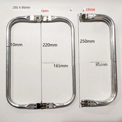 DIY Metal Purse Frame Handle Kiss Clasp Lock For Bag Sewing Craft Tailor Accessories Bag Frame For Purse Backpack Bags Parts