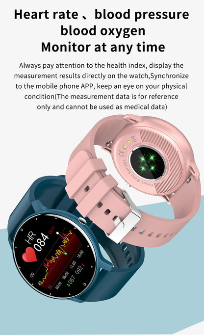 Smart Fitness Watch with Heart Rate Monitor and Waterproof Design - Smarsty