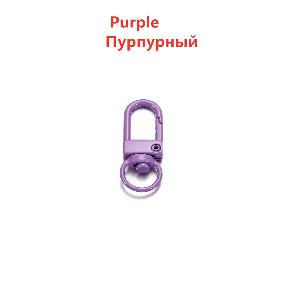 Rotating Lobster Clasps Gold Rhodium Secure 10pcs Pack - Smarsty