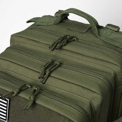 45L Tactical Backpack survival Bag Hunting MOLLE Backpack GYM For Men EDC Outdoor Hiking Rucksack Witch Bottle Holder - Smarsty