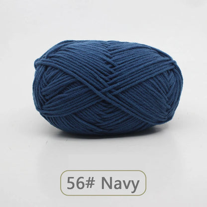 Soft Wool Milk Cotton Yarn for Knitting and Crochet - Smarsty