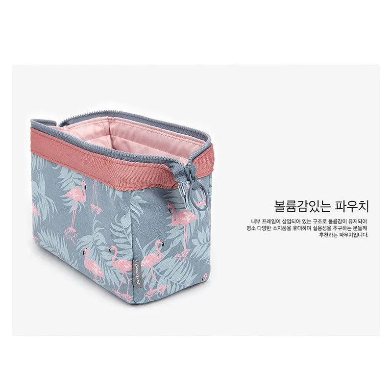 Waterproof Flamingo Cosmetic Bag For Women Travel Organizer - Smarsty
