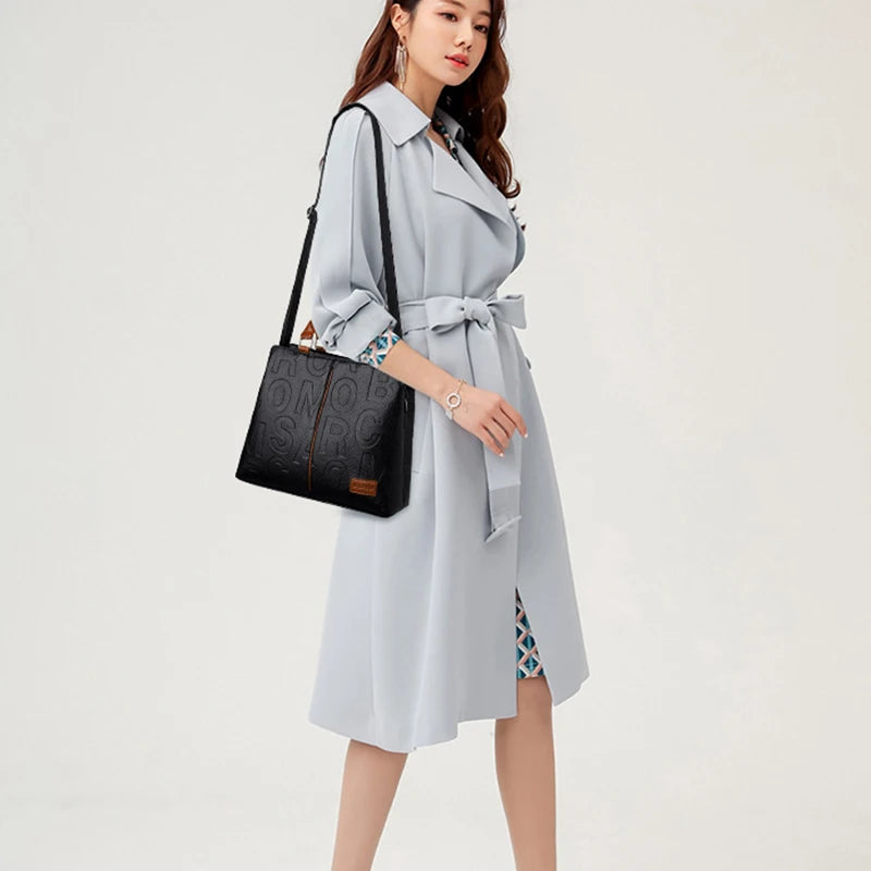 PU Leather Crossbody Bag For Women Large Capacity Travel - Smarsty