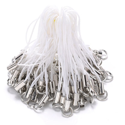 50pcs Mixed Color Lanyard Cord Pack With Jump Rings - Smarsty