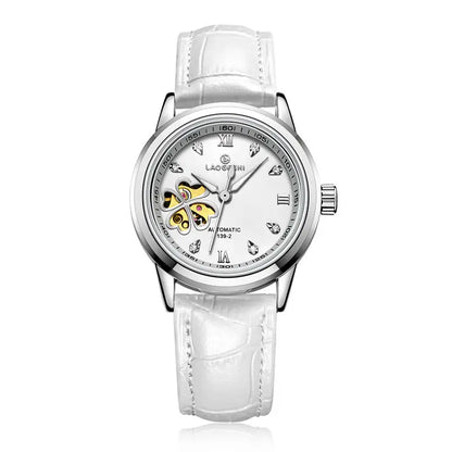 Women’s Waterproof Automatic Mechanical Watch with Diamond Design - Smarsty