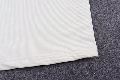 White Halter Sexy Backless Tank Tops for Women Streetwear 2024 Sleeveless Ribbed Knit Vest Top Cropped Feminino - Smarsty