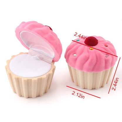 Lovely Velvet Jewelry Box for Rings and Earrings Display - Smarsty