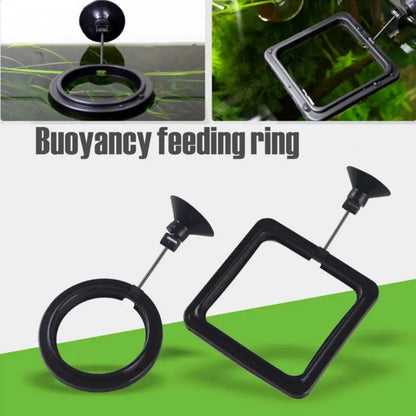 Aquarium Fish Feeding Ring Heart Floating Feeder - Smarsty