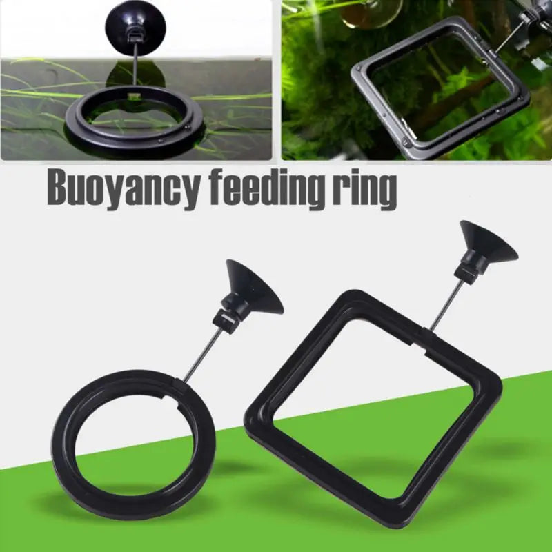 Aquarium Fish Feeding Ring Heart Floating Feeder - Smarsty