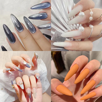 100Pcs Nail Extension Mold Tips for Professional Manicure - Smarsty