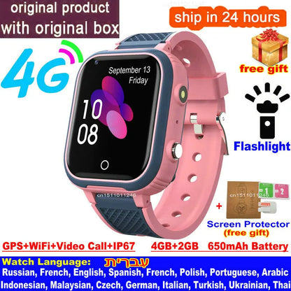 Kids 4G Smart Watch with GPS and Video Call - Smarsty