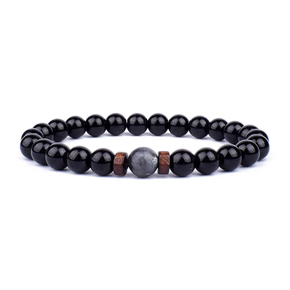 Volcanic Stone Bracelet for Men with Mood Tracking Feature - Smarsty