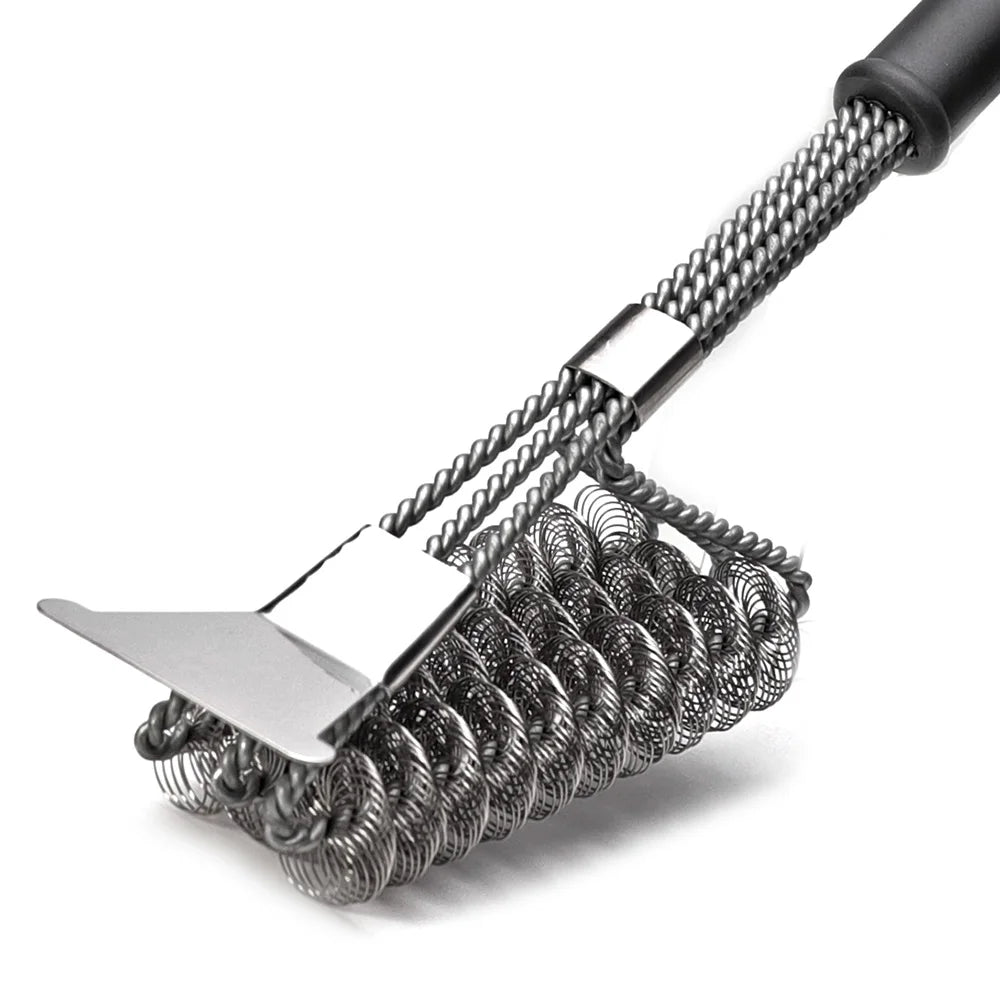 Bristle Free Grill Brush Rust Resistant Stainless Steel - Smarsty