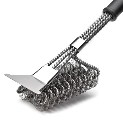 Bristle Free Grill Brush Rust Resistant Stainless Steel - Smarsty