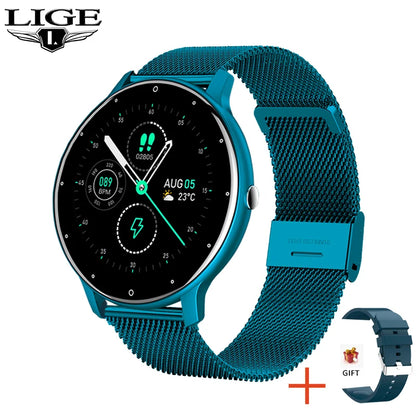 LIGE Smart Watch for Ladies with Full Touch Screen - Smarsty